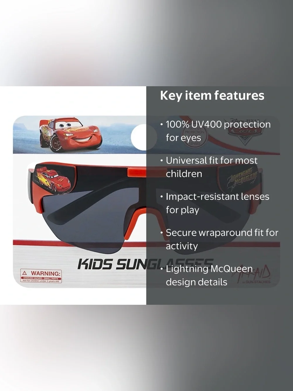 Sun-Staches Lightning McQueen Sport Sunglasses